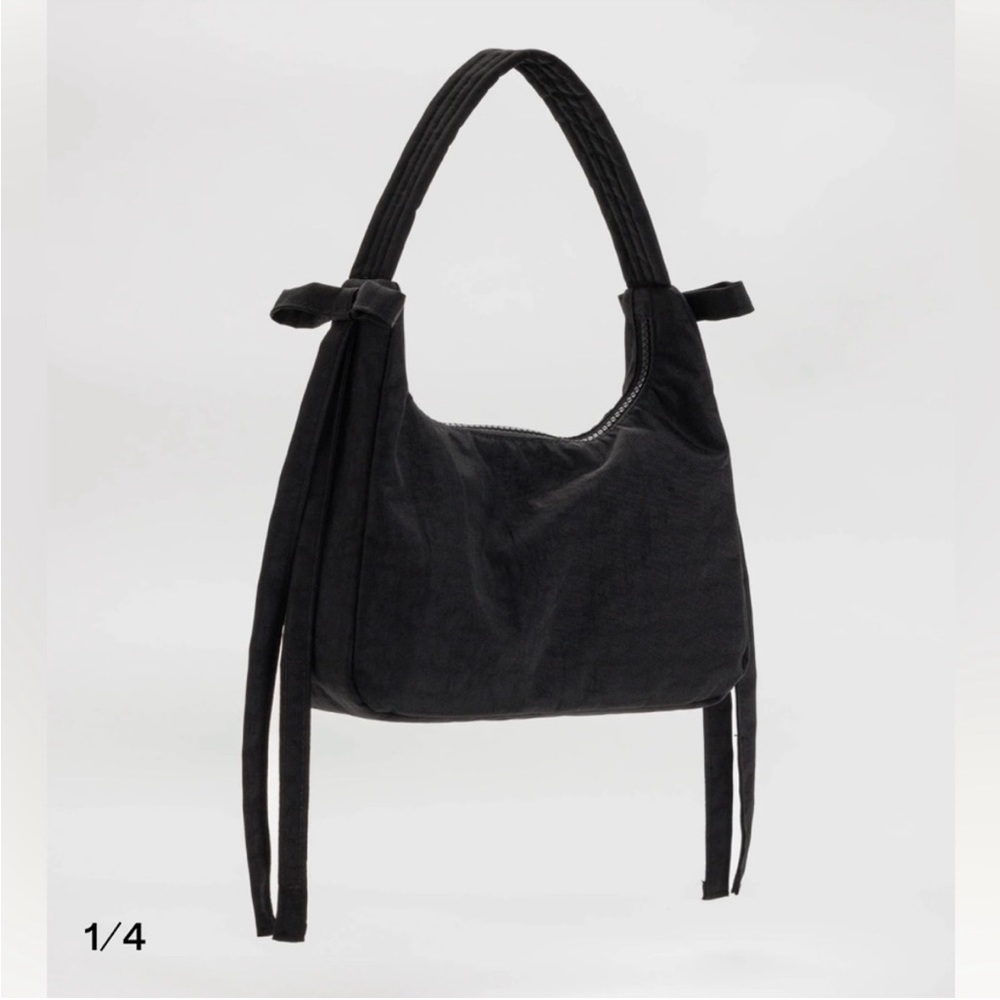 BAGGU x Sandy Liang Mini Nylon Bow Bag Black - NWT